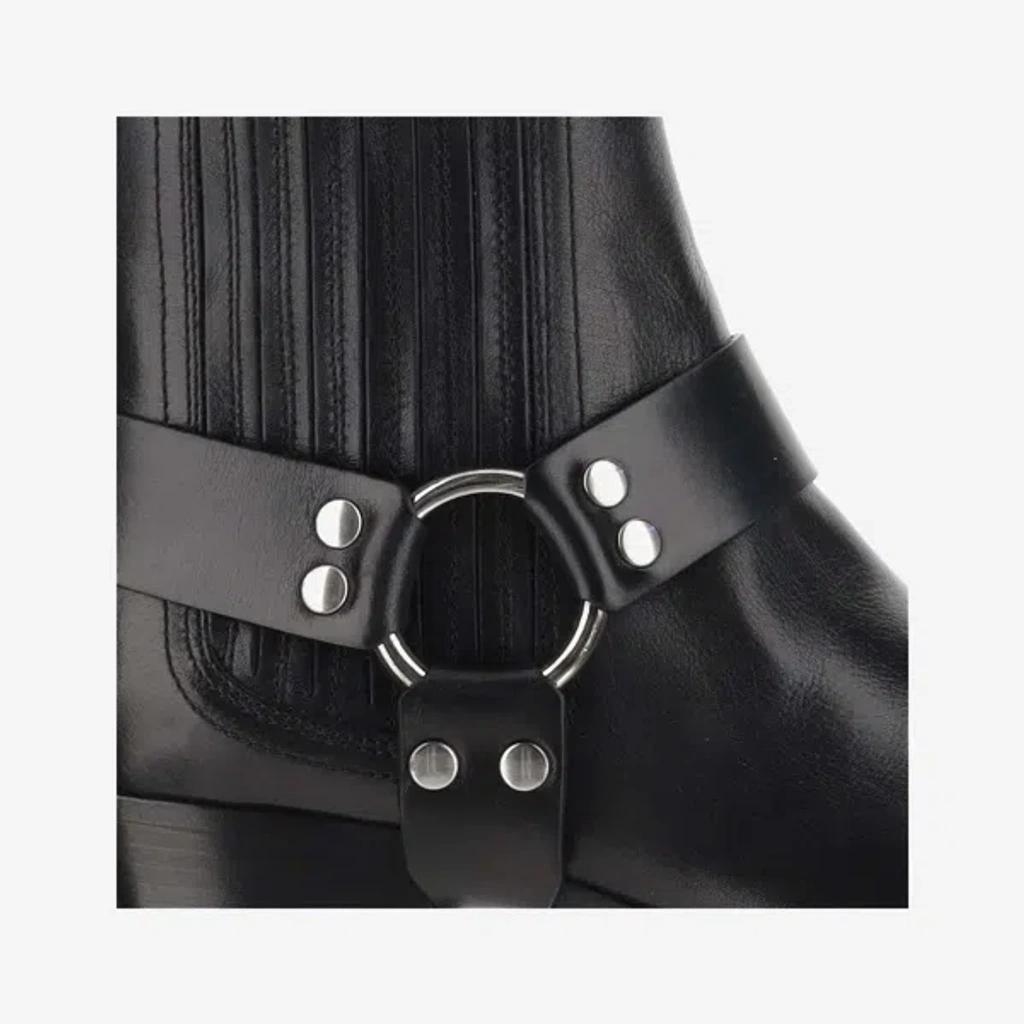 PARIS TEXAS Helena Leather Ankle Boot In Black Product Image