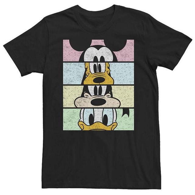 Mens Mickey Classic Crew Crop Retro Panel Tee Product Image