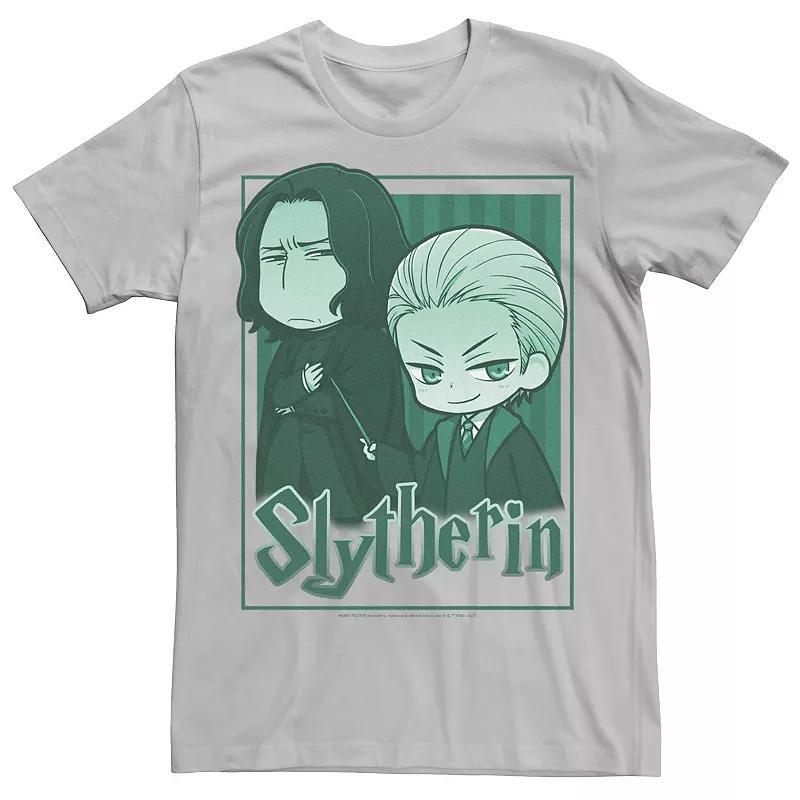 Mens Harry Potter Slytherin Snape & Draco Anime Tee Product Image