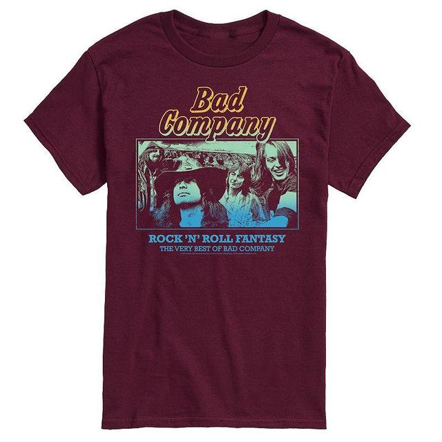 Mens Bad Company Rock N Roll Fantasy Tee Med Red Product Image