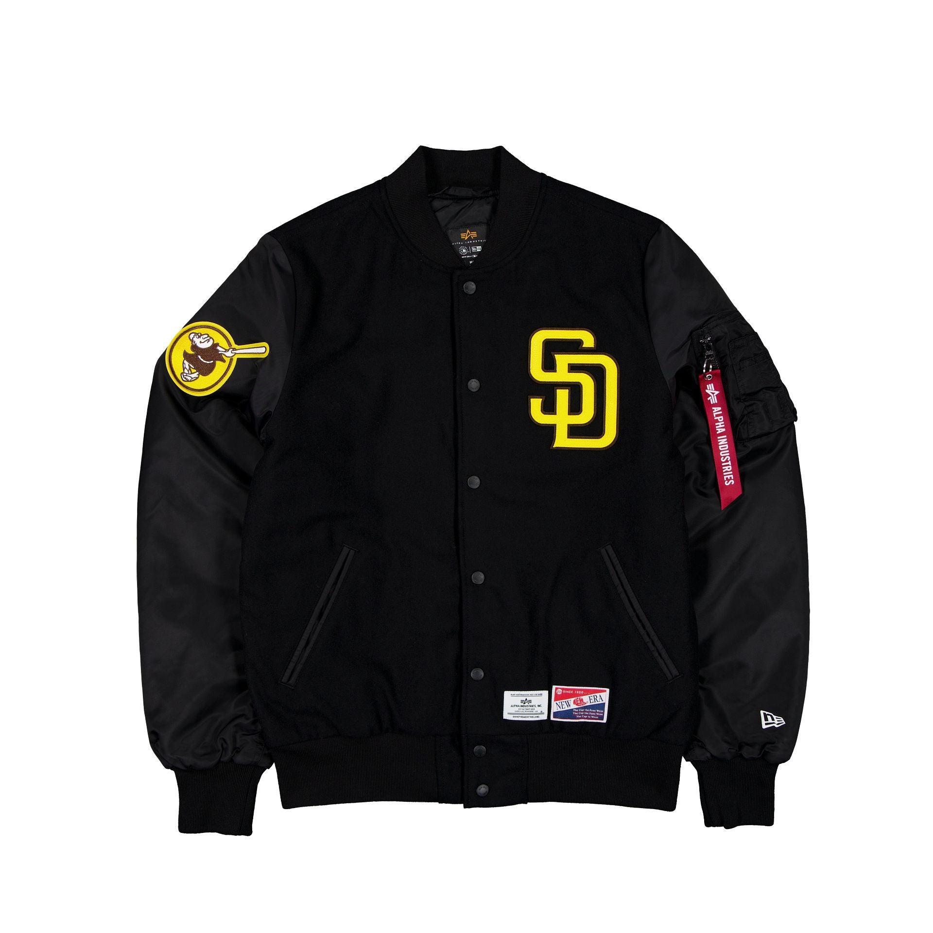 Alpha Industries x Los Angeles Dodgers MA-1 Wool Varsity Jacket Male Product Image