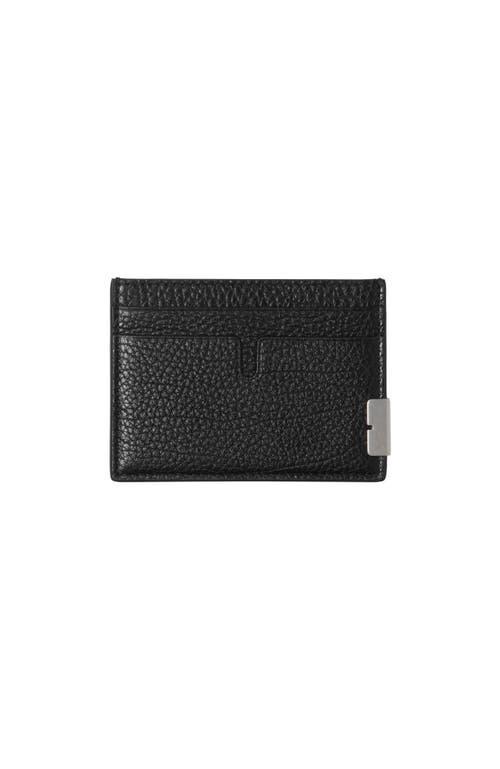 BURBERRY B-cut Lambskin Cardholder In Black Product Image