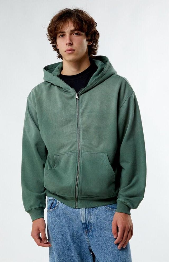 Men's Heavyweight Spray Full Zip Hoodie - Product Image