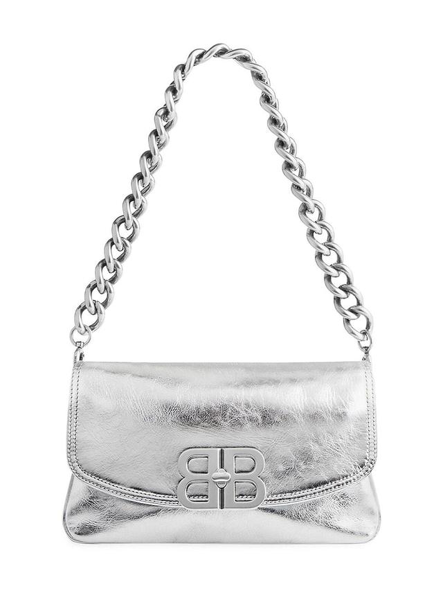 Womens BB Soft Small Flap Bag Metallized Product Image