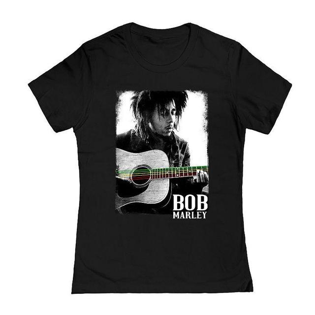 Juniors Bob Marley Guitar Graphic Tee, Girls Product Image