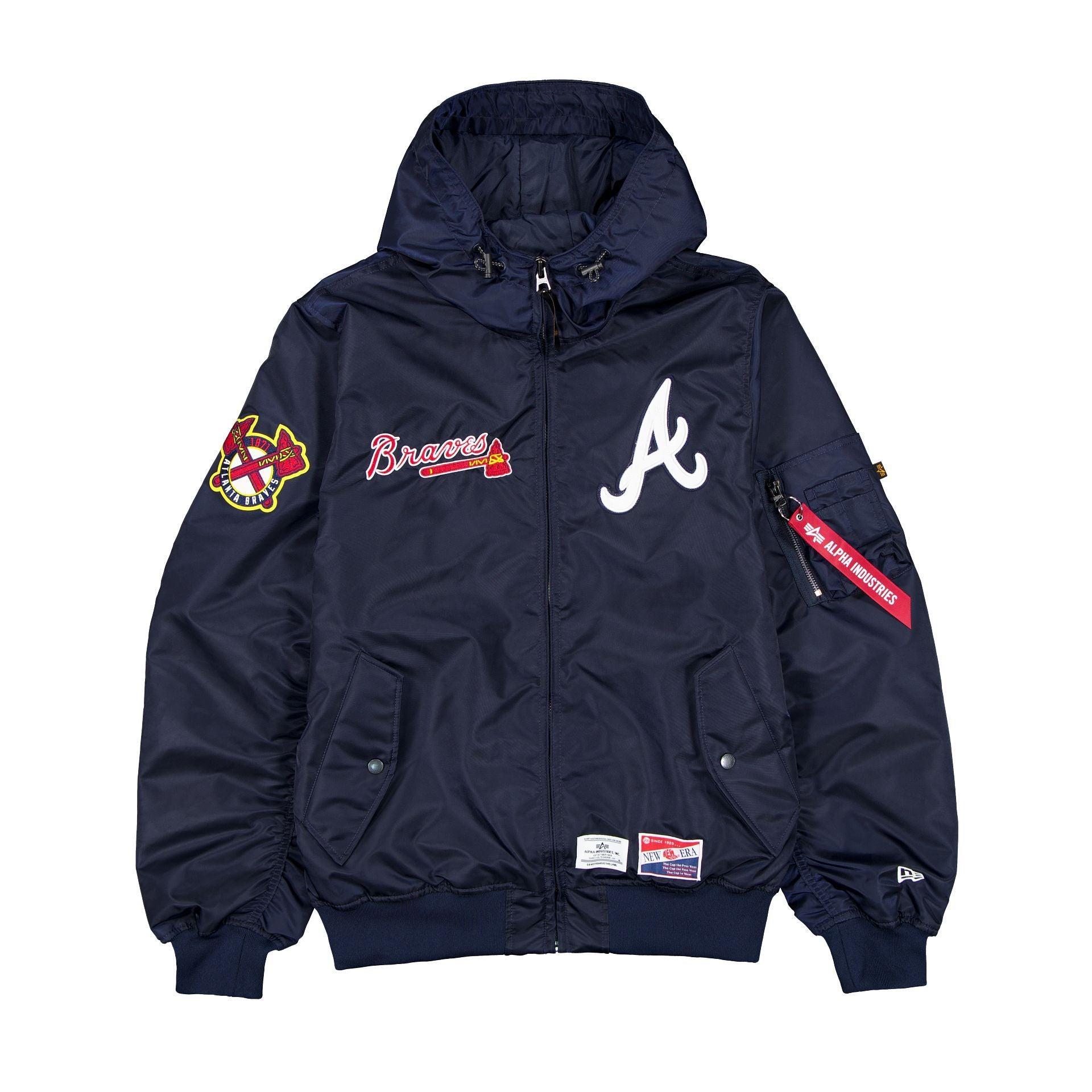 Alpha Industries x New York Yankees L-2B Hooded Bomber Jacket Black Male Product Image