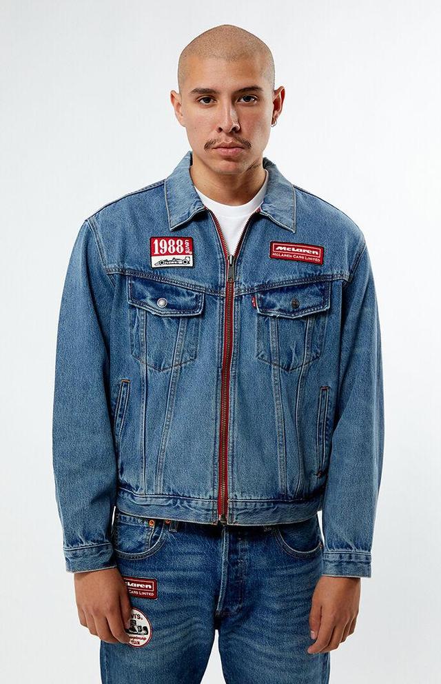 Levi's Men's x McLaren Sporty Denim Trucker Jacket Product Image