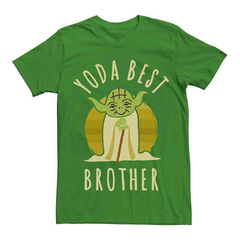 Mens Star Wars Yoda Best Brother Doodle Graphic Tee Product Image