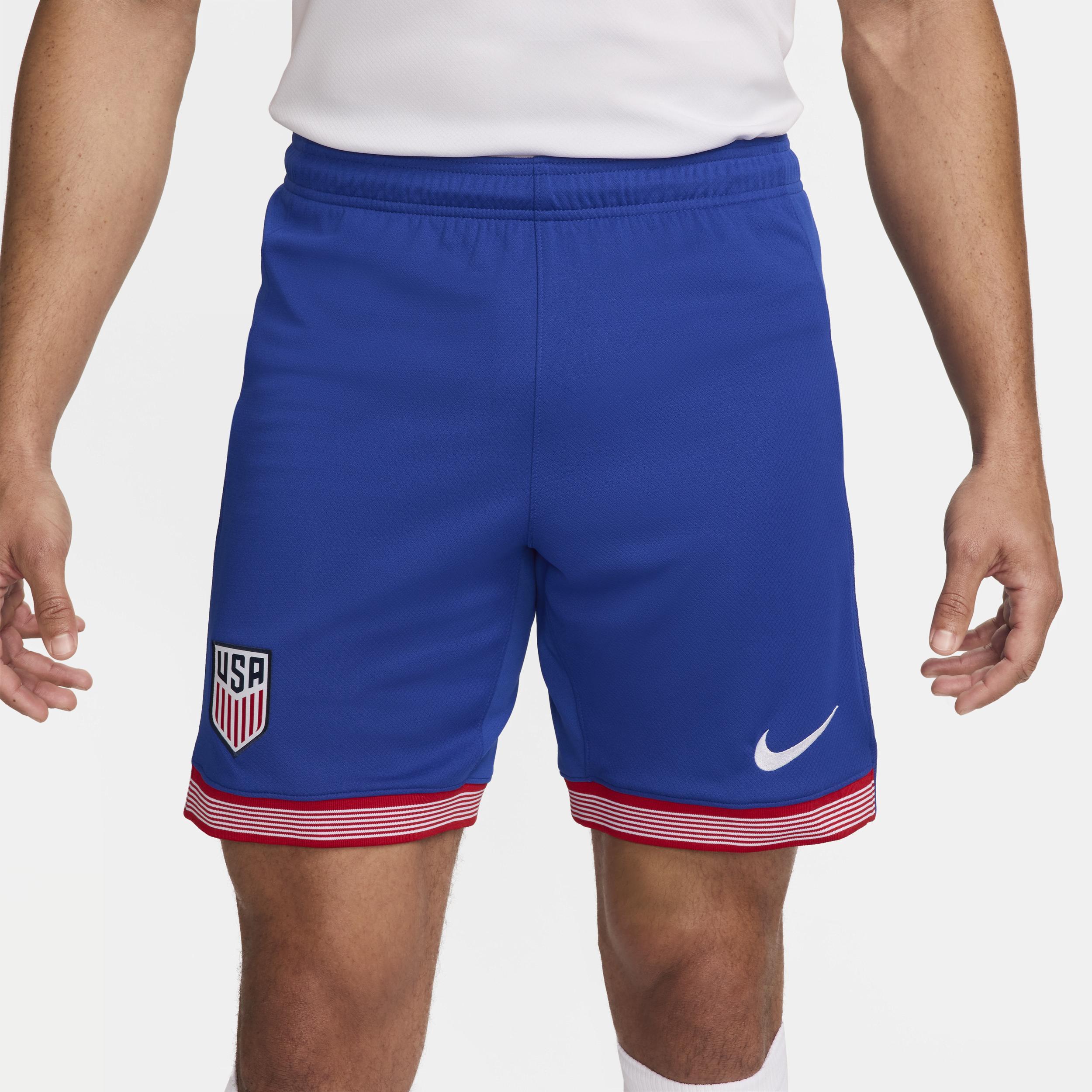 USMNT 2024 Stadium Home Nike Men's Dri-FIT Soccer Replica Shorts Product Image