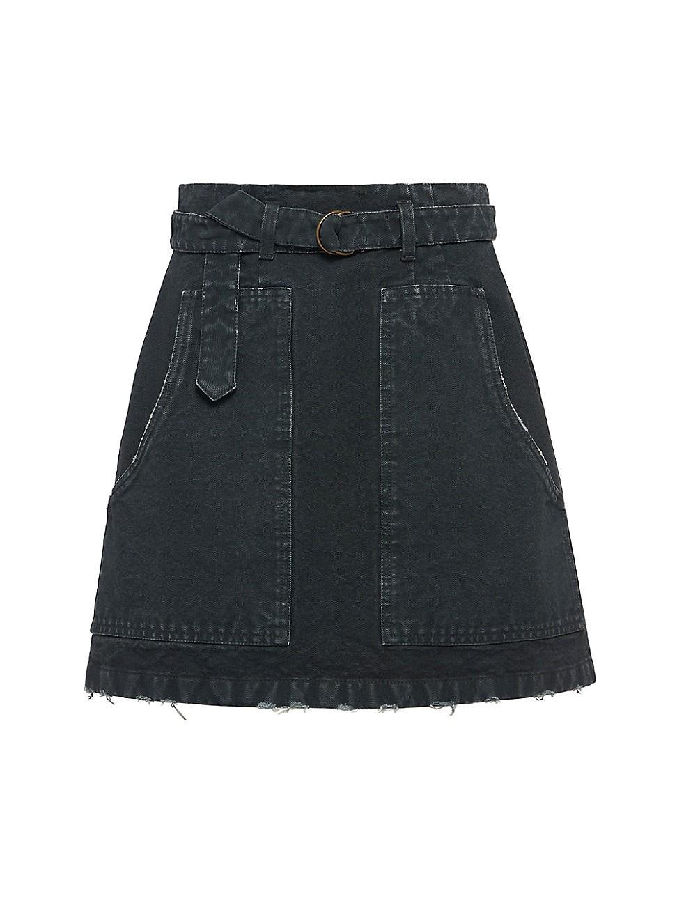 Womens Canvas Miniskirt Product Image