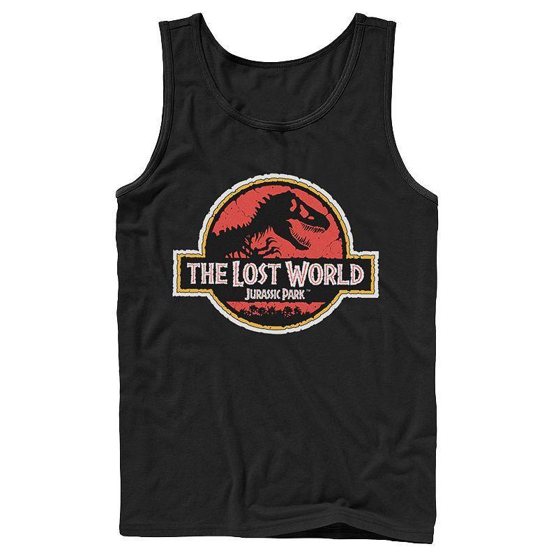 Mens Jurassic Park The Lost World Movie Logo Tank Top Product Image