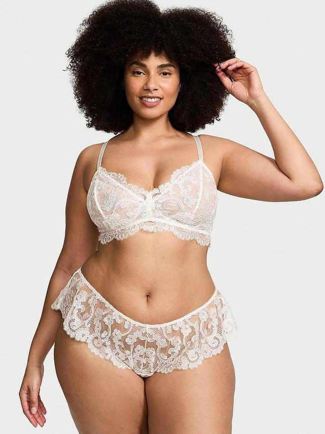 Boho Floral Embroidery Bralette & Panty Set Product Image