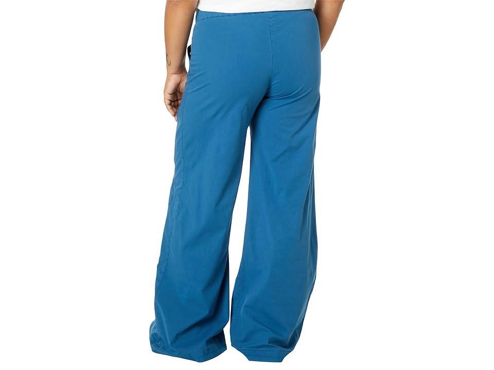 XCVI Terraced Wide Leg Pant (Poseidon) Women's Dress Pants Product Image