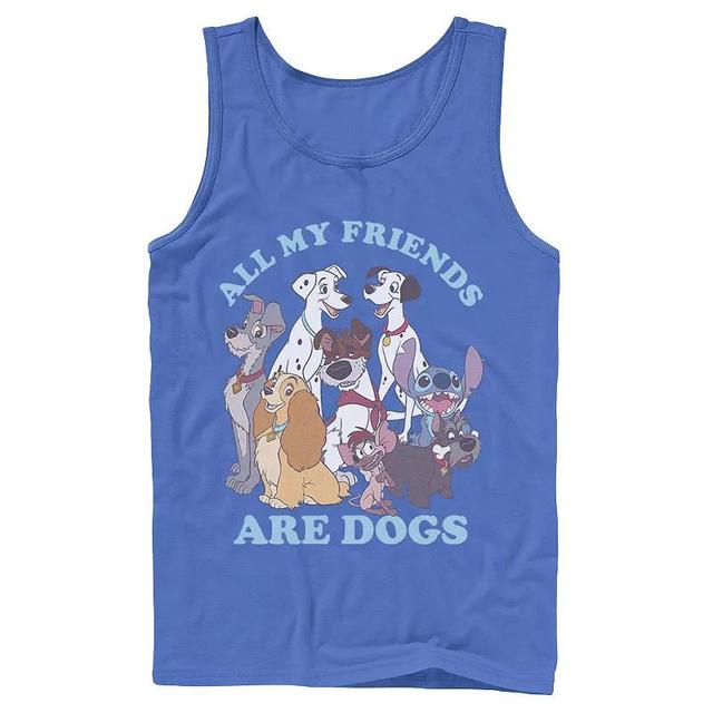 Disney Dogs Mens All My Friends Are Dogs Tank Top Product Image