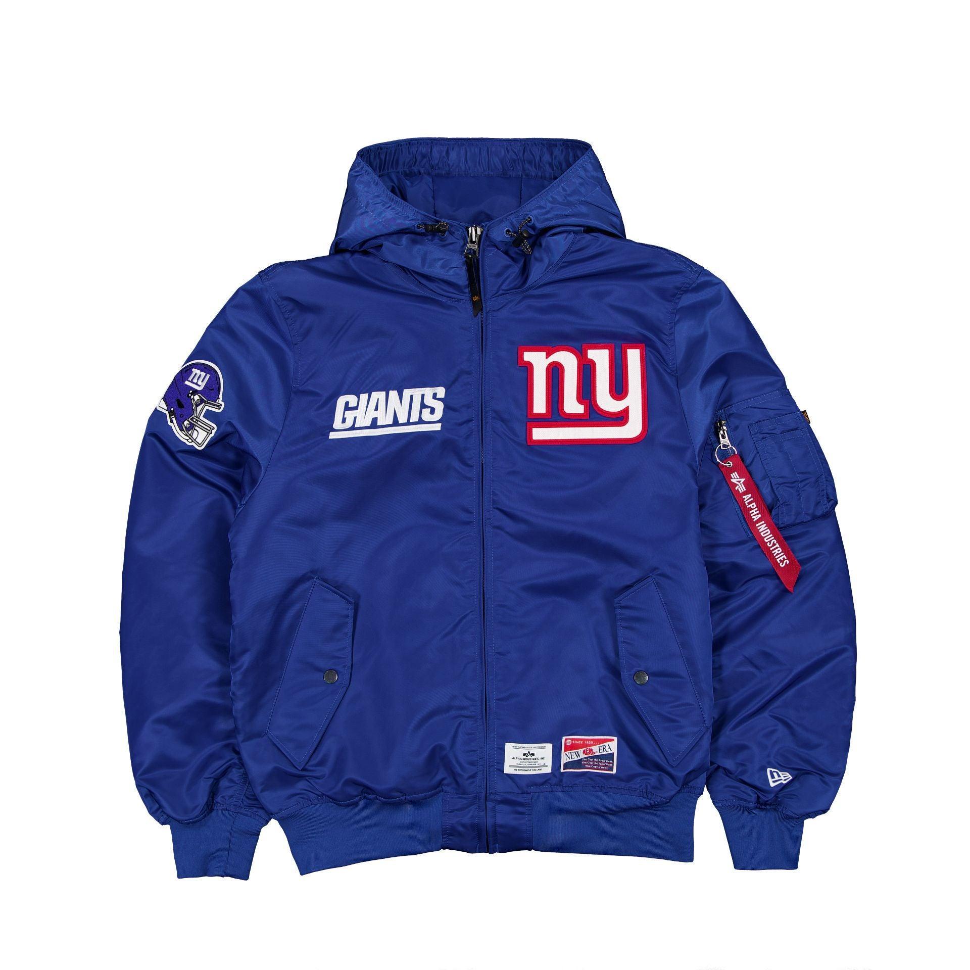 Alpha Industries x New York Giants L-2B Hooded Bomber Jacket Male Product Image