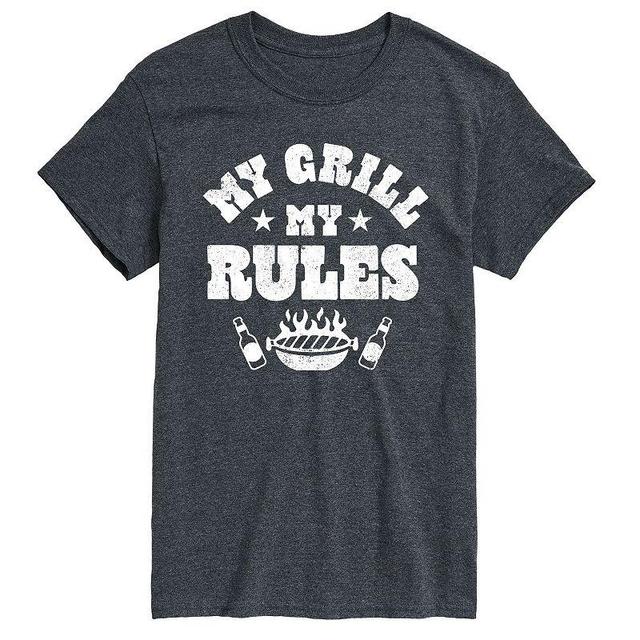 Mens My Grill My Rules Tee Product Image