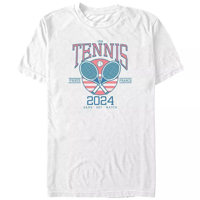 Big & Tall Tennis USA Paris 2024 Graphic Tee, Mens Product Image