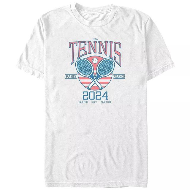 Big & Tall Tennis USA Paris 2024 Graphic Tee, Mens Product Image