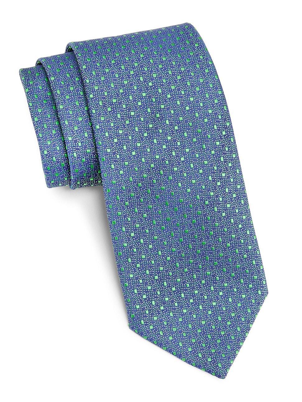 Mens Dot Silk Tie Product Image