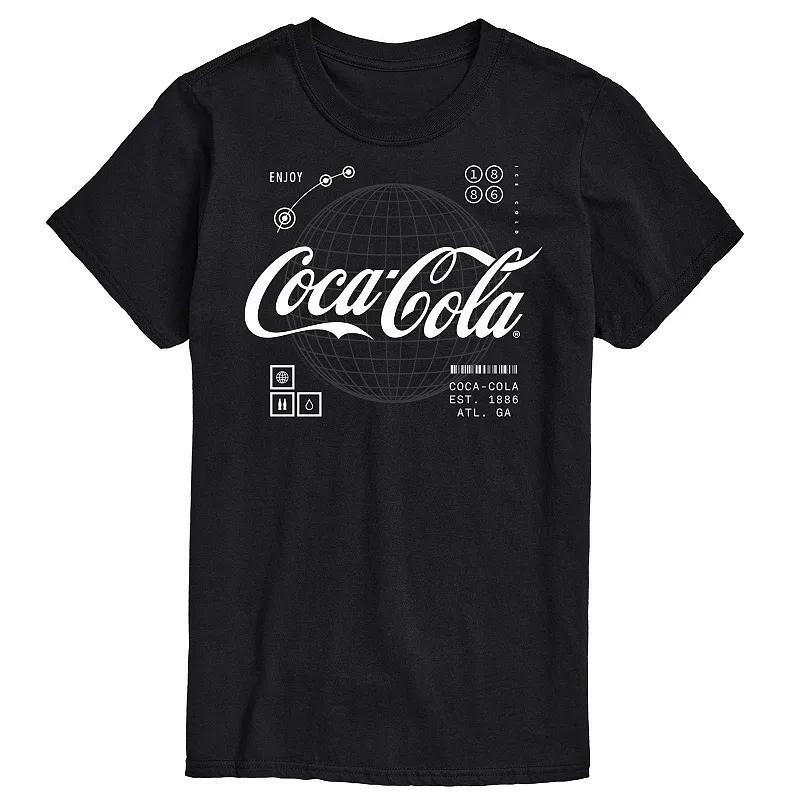 Mens CocaCola Logo Graphic Tee Product Image