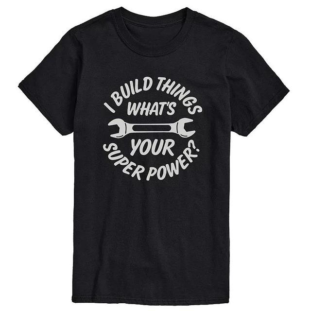 Mens I Build Things Tee Product Image