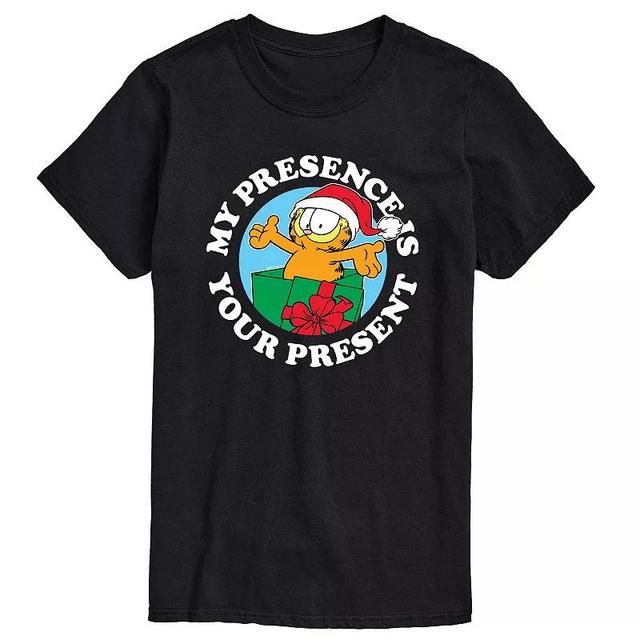 Big & Tall Garfield My Presence Is Your Present Graphic Tee, Mens Product Image