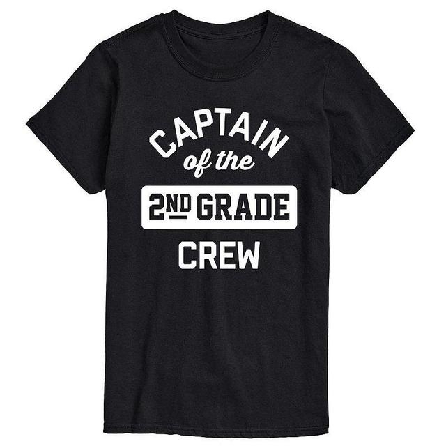 Mens Captain of 2nd Grade Crew Tee Product Image