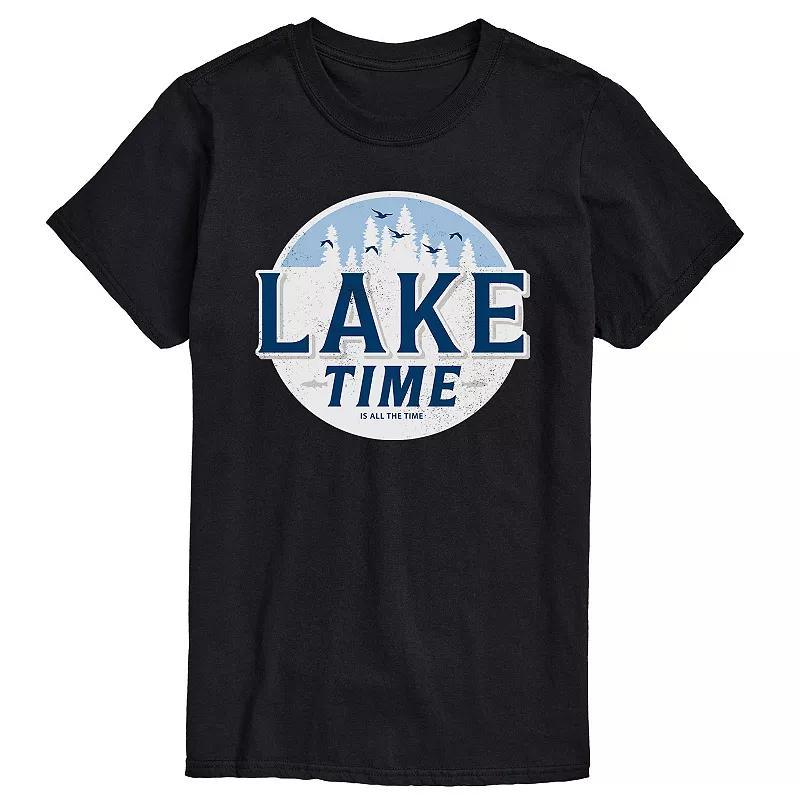 Mens Lake Time Graphic Tee Black Product Image