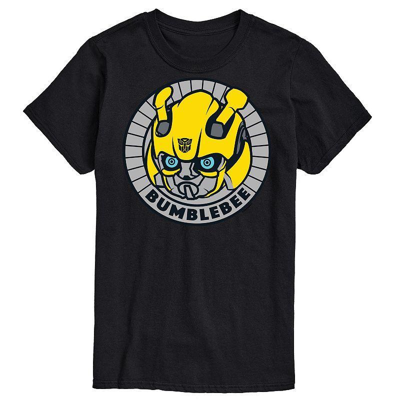 Big & Tall Transformers Bumblebee Badge Graphic Tee, Mens Product Image