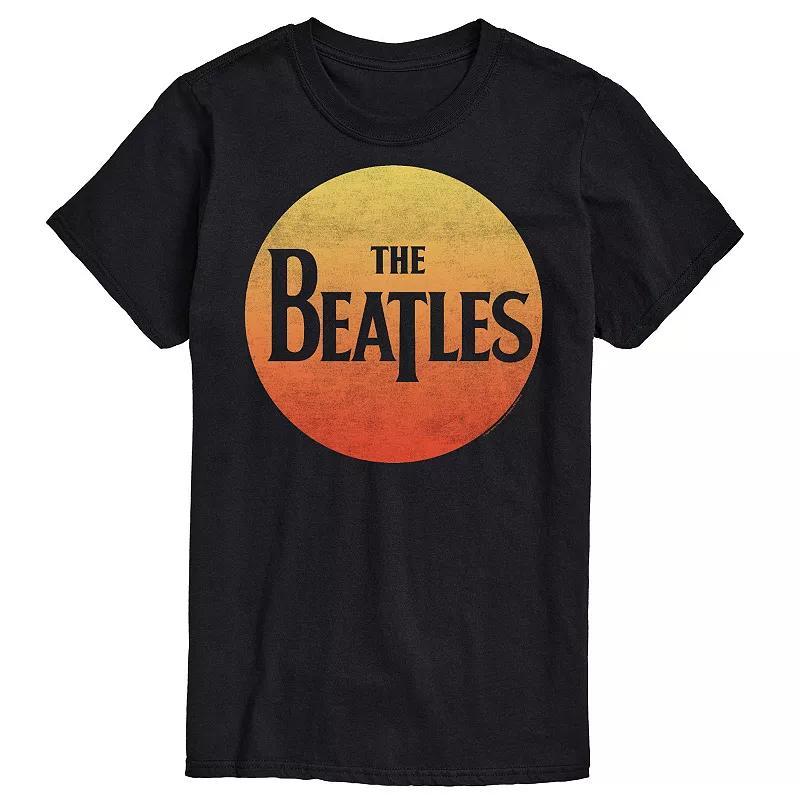 Big & Tall The Beatles Sun Logo Tee, Mens, Size: 3XB, Med Blue Product Image