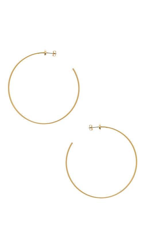 Jenny Bird Starlet Hoops in Metallic . Product Image