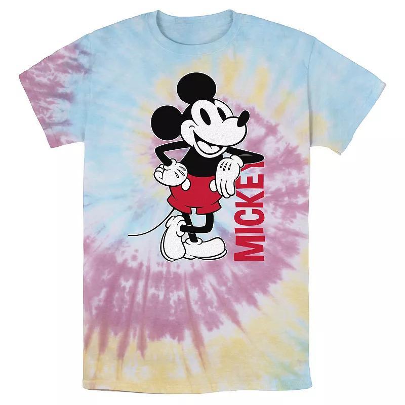 Mens Disney Mickey Mouse Vintage Mickey Outline Wash Tee Product Image