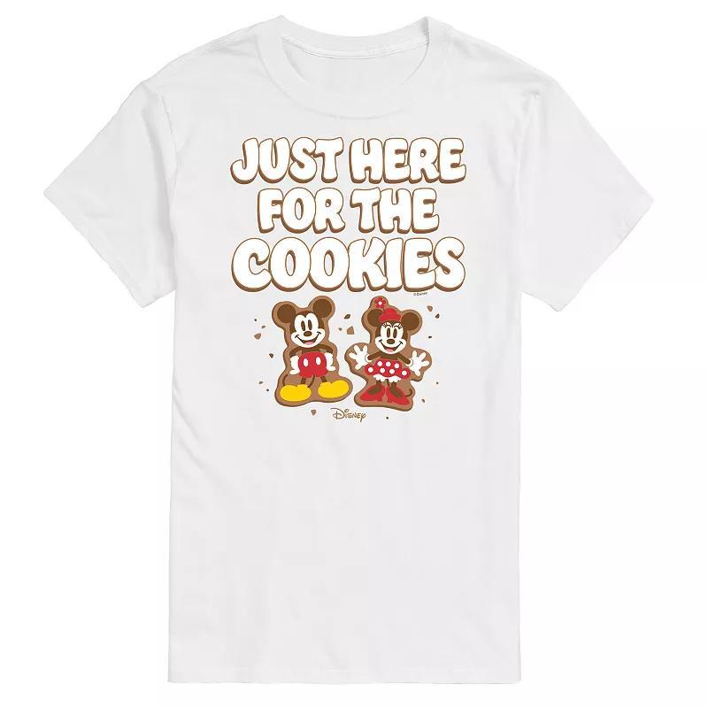 Disneys Big & Tall Just Here For The Cookies Graphic Tee, Mens Product Image