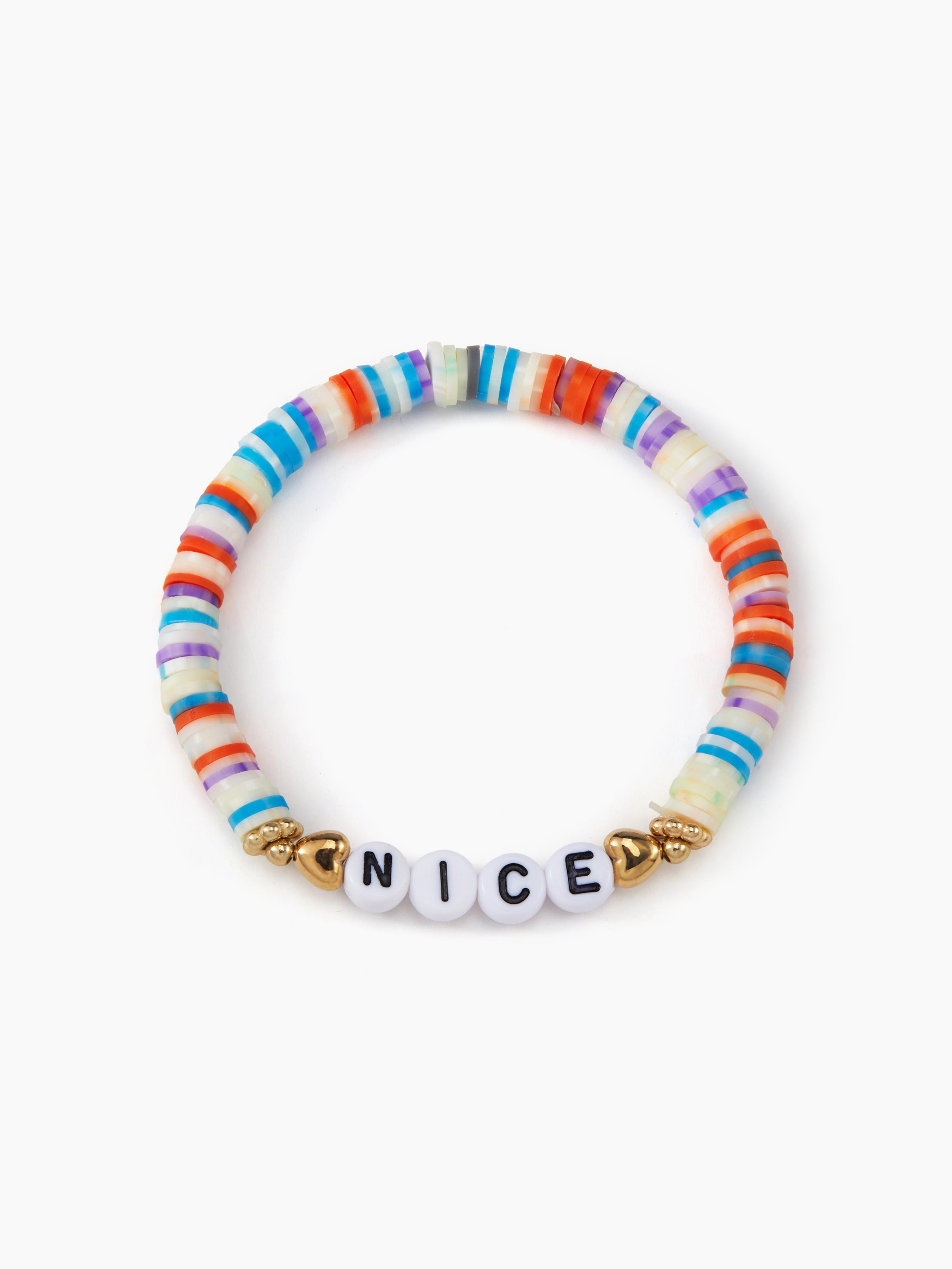 WORDS BEADED BRACELET Product Image