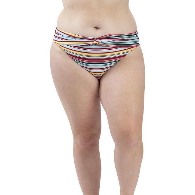 Womens Dolfin Aquashape UPF 50+ Print Twist-Front Swim Briefs Product Image