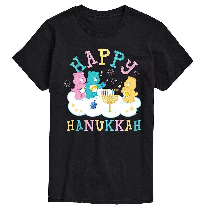 Mens Care Bears Happy Hanukkah Graphic Tee Product Image