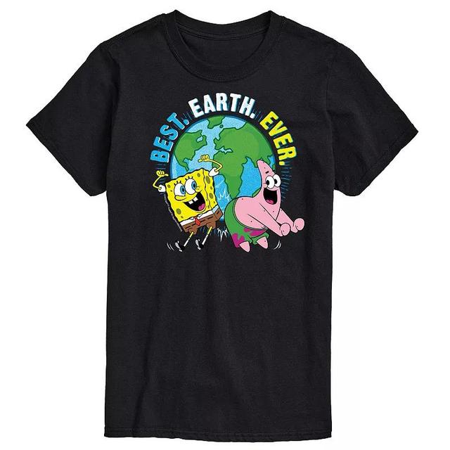 Big & Tall Nickelodeon SpongeBob SquarePants Best Earth Ever Graphic Tee, Mens Product Image