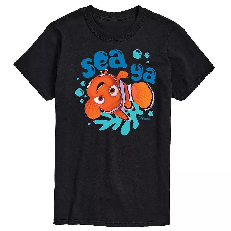 Disney / Pixars Finding Nemo Mens Sea Ya Graphic Tee Ivory Product Image