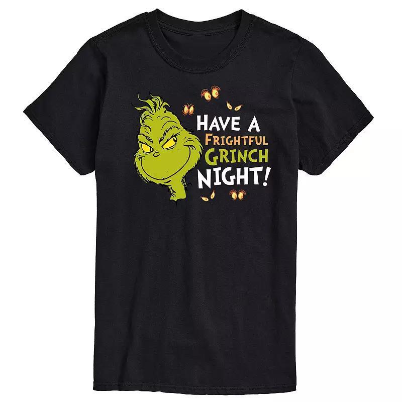 Mens Dr. Seuss Have a Frightful Grinch Night Graphic Tee Product Image