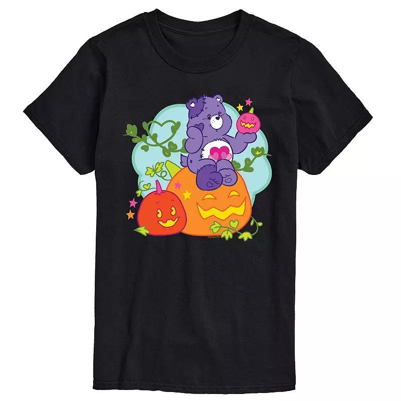 Mens Care Bears Pumpkin Care Bear Graphic Tee Product Image