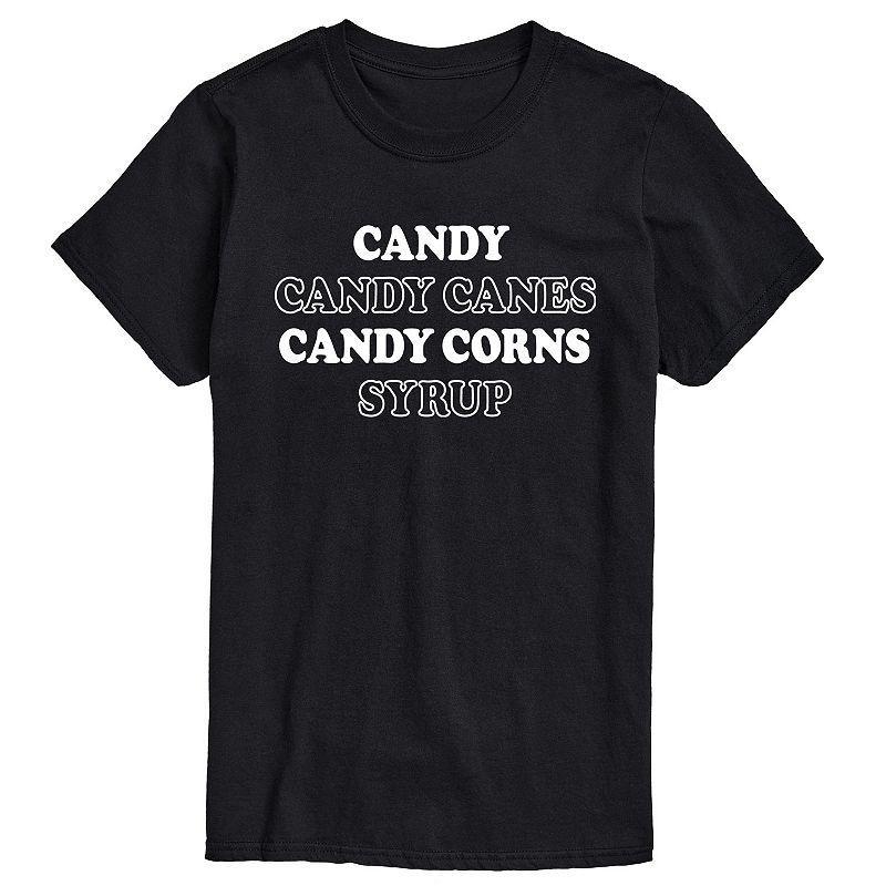 Big & Tall Candy List Tee, Mens Product Image