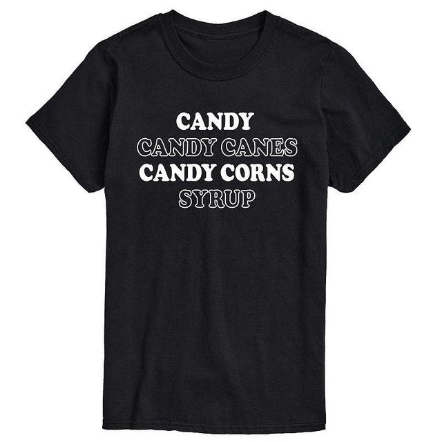 Big & Tall Candy List Tee, Mens Product Image