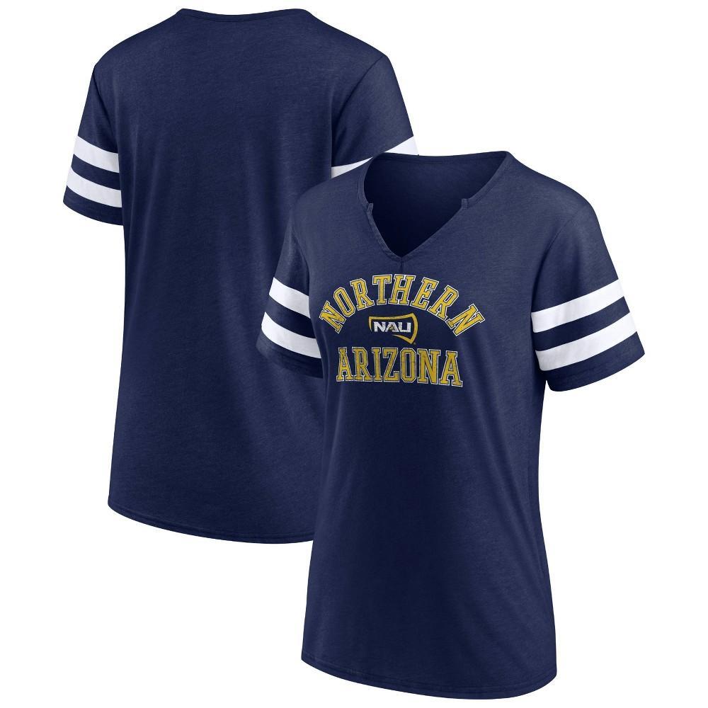 NCAA Northern Arizona Lumberjacks Womens V-Neck Notch T-Shirt Product Image