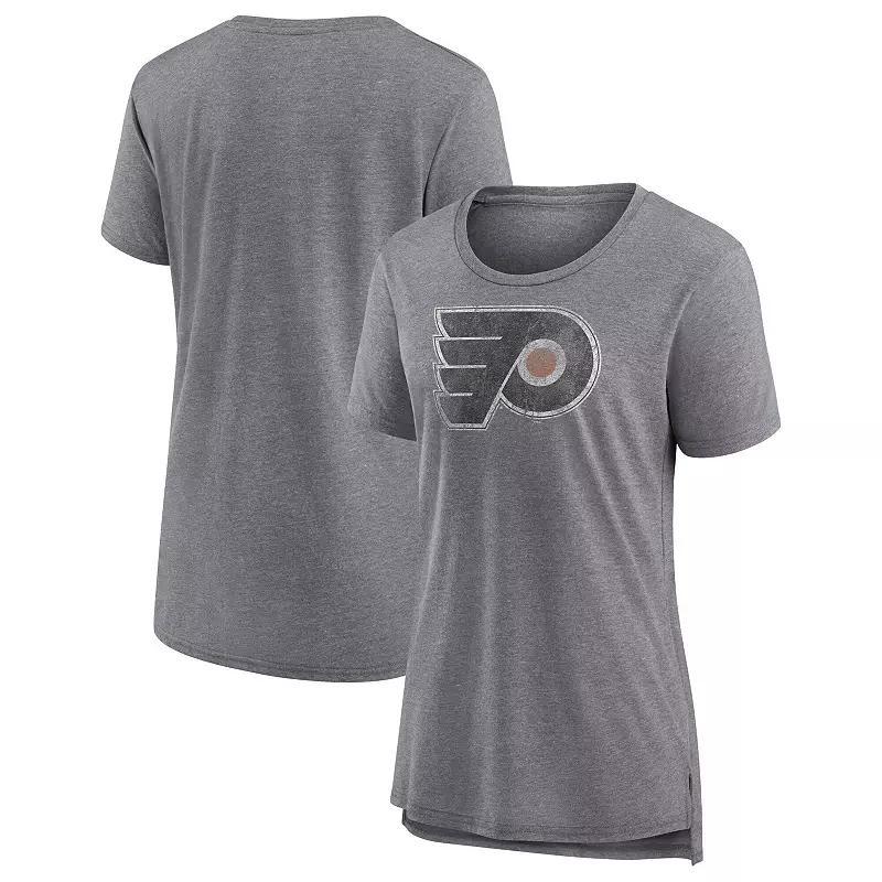 Womens Fanatics Heather Gray Philadelphia Flyers Special Edition 2.0 Modern T-Shirt product image