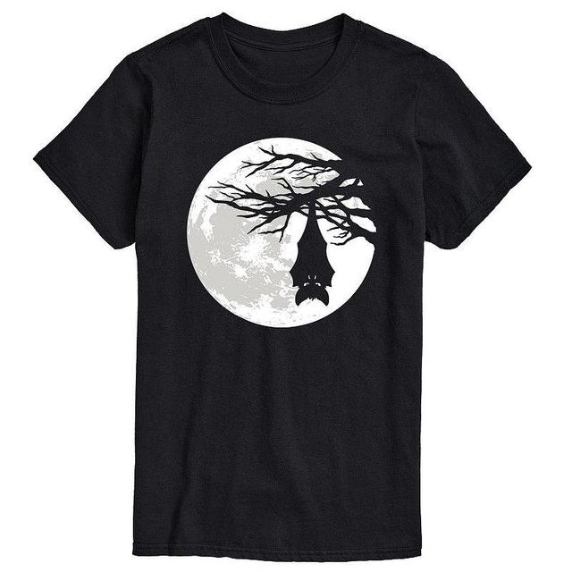 Mens Hanging Bat With Moon Tee Product Image