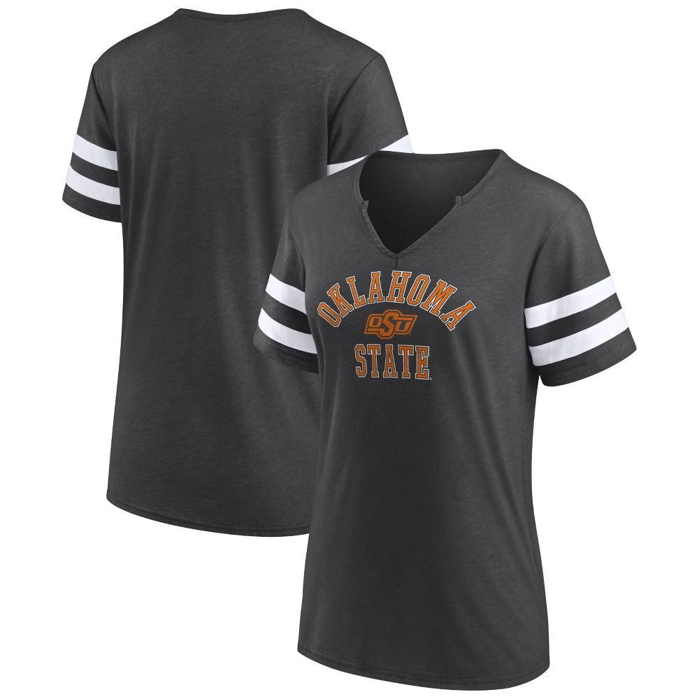 NCAA Oklahoma State Cowboys Womens V-Neck Notch T-Shirt Product Image