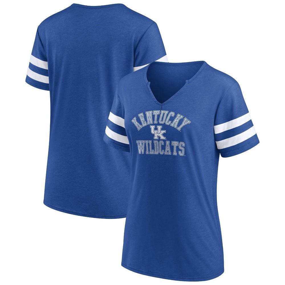 NCAA Kentucky Wildcats Womens V-Neck Notch T-Shirt Product Image