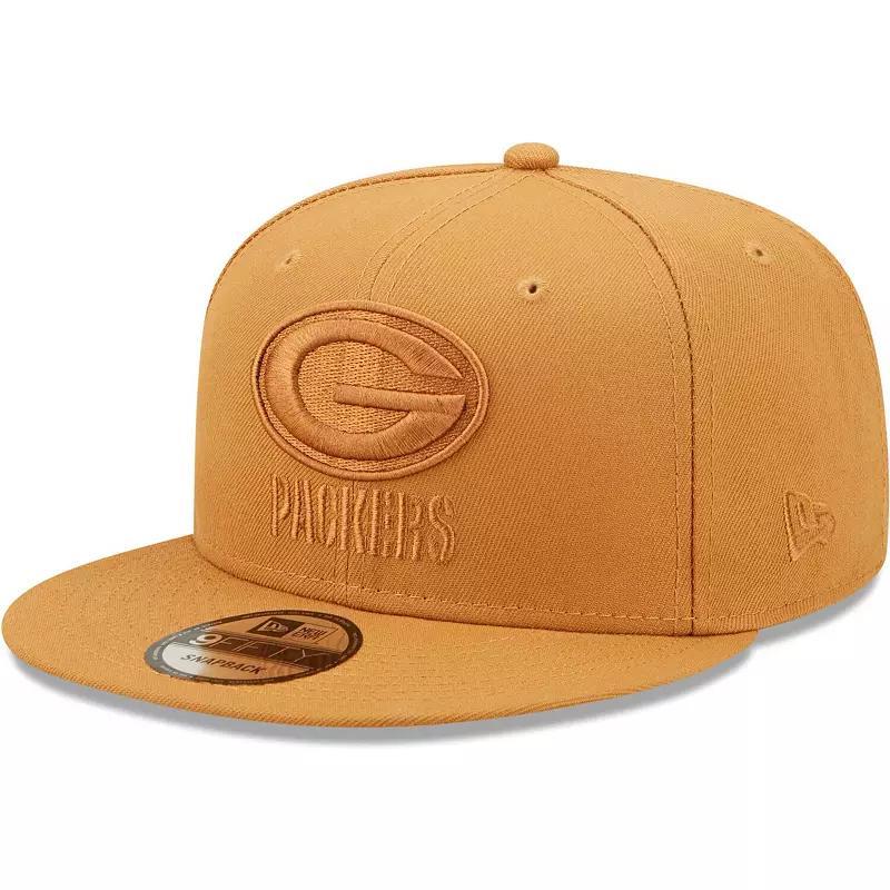 Mens New Era Green Bay Packers Color Pack 9FIFTY Snapback Hat Product Image