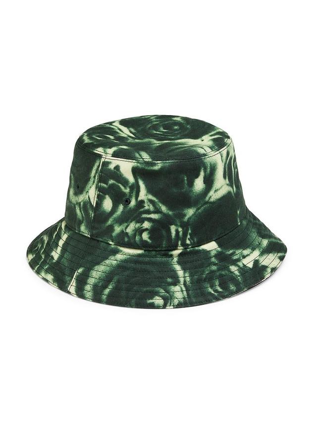 Womens Rose-Printed Bucket Hat Product Image