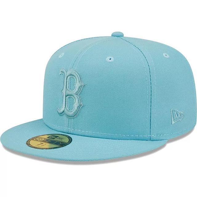 Mens New Era Blue Boston Red Sox Color Pack 59FIFTY Fitted Hat Product Image